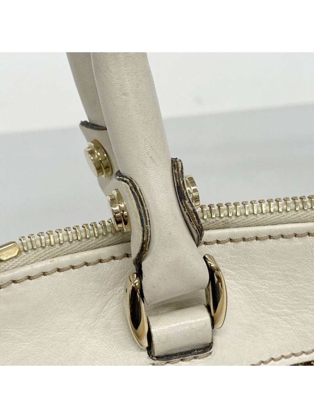 Gucci Tote GG Canvas Brown Gold - Picture 9 of 10